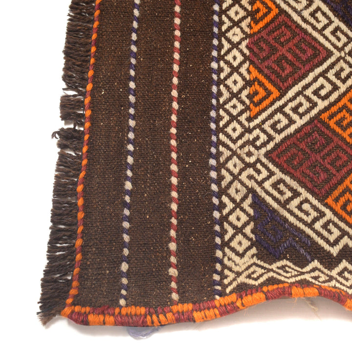 Afghan Suzani Kilim Runner 2' 11" x 9' 3" Flat-Weave view