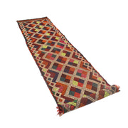 Hand Knotted Suzuni Kelim Runner 2' 3" x 10' 10" - No. AL90888