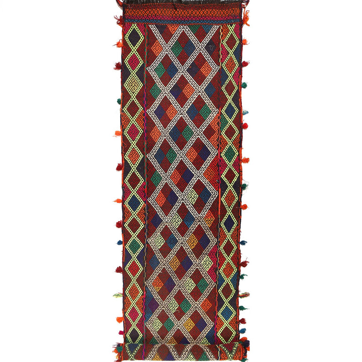 Hand Knotted Suzuni Kelim Runner 2' 6" x 10' 6" - No. AL94160