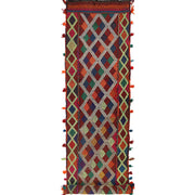 Hand Knotted Suzuni Kelim Runner 2' 6" x 10' 6" - No. AL94160