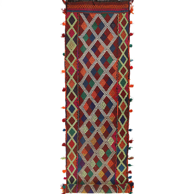 Hand Knotted Suzuni Kelim Runner 2' 6" x 10' 6" - No. AL94160