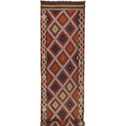 Hand Knotted Suzuni Kelim Runner 2' 8" x 10' 8" - No. AL15944