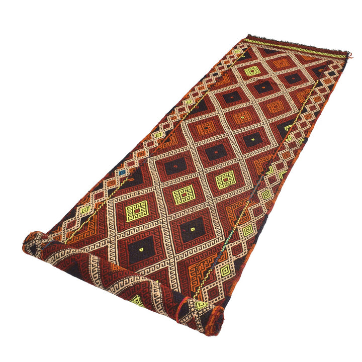 Hand Knotted Suzuni Kelim Runner 2' 8" x 10' 8" - No. AL15944