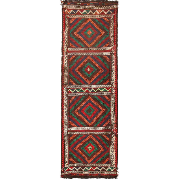 Hand Knotted Suzuni Kelim Runner 2' 1" x 6' 10" - No. AL82971