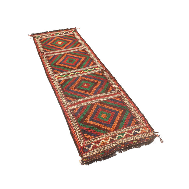 Hand Knotted Suzuni Kelim Runner 2' 1" x 6' 10" - No. AL82971