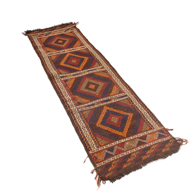 Hand Knotted Suzuni Kelim Runner 1' 10" x 6' 7" - No. AL56815