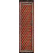 Hand Knotted Suzuni Kelim Runner 2' 6" x 9' 2" - No. AL80886
