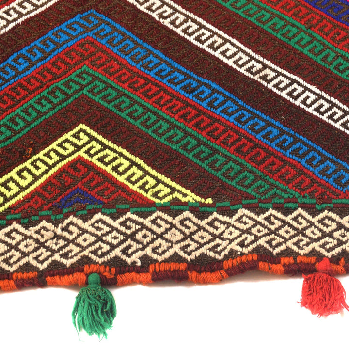 Hand Knotted Suzuni Kelim Runner 2' 6" x 9' 1" - No. AL37620