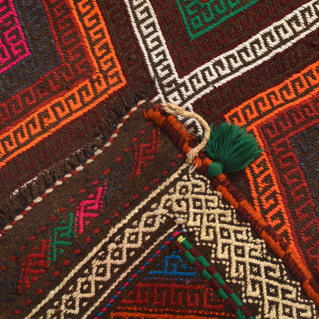 Hand Knotted Suzuni Kelim Runner 2' 6" x 9' 1" - No. AL37620