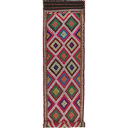 Hand Knotted Suzuni Kelim Runner 2' 7" x 10' 10" - No. AL22715