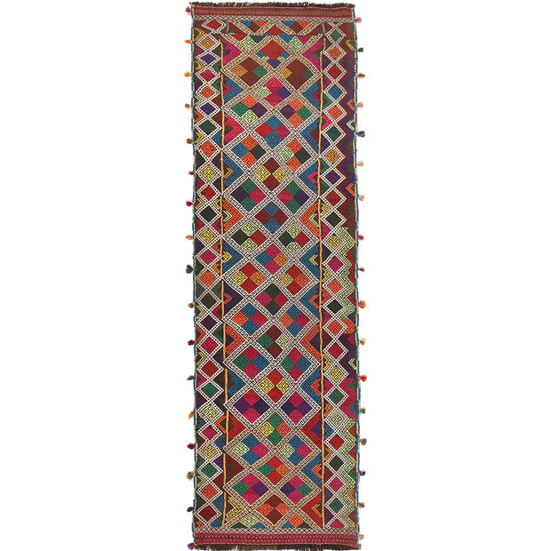 Handmade Suzani Kilim Runner 2' 4" x 8' 6" - No. AL44065