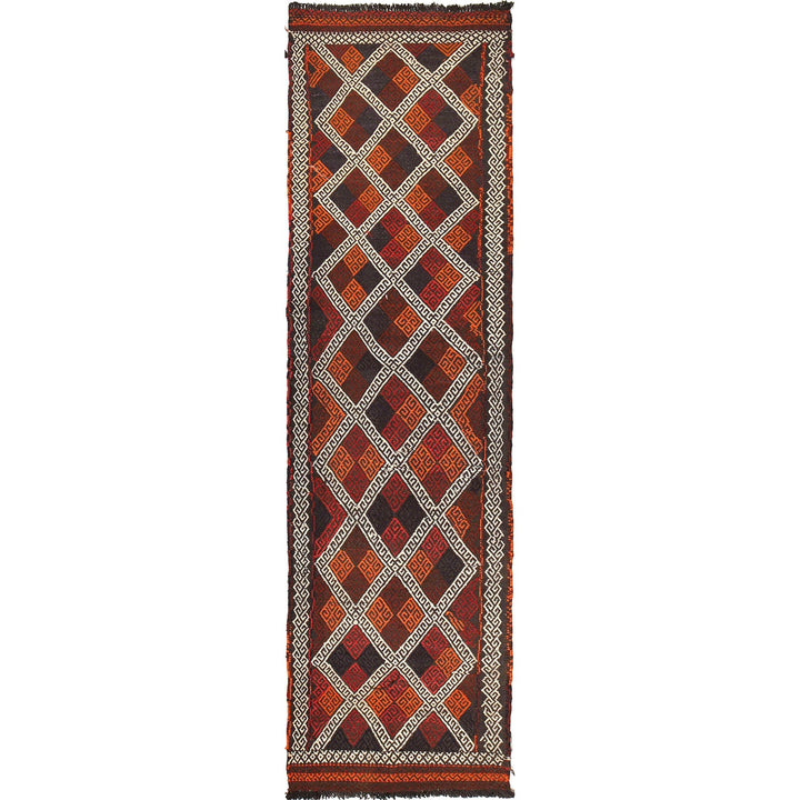 Hand Knotted Suzuni Kelim Runner 2' 5" x 8' 10" - No. AL56320