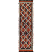 Hand Knotted Suzuni Kelim Runner 2' 5" x 8' 10" - No. AL56320