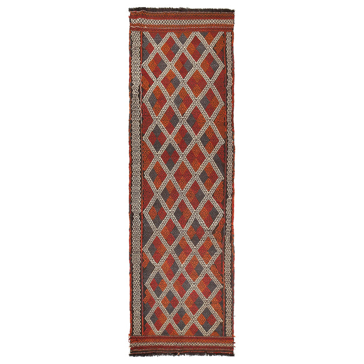 Hand Knotted Suzuni Kelim Runner 2' 9" x 9' 6" - No. AL88571