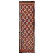Hand Knotted Suzuni Kelim Runner 2' 9" x 9' 6" - No. AL88571