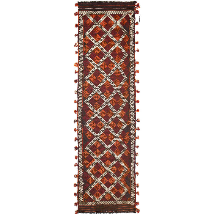 Hand Knotted Suzuni Kelim Runner 2' 4" x 8' 9" - No. AL15561