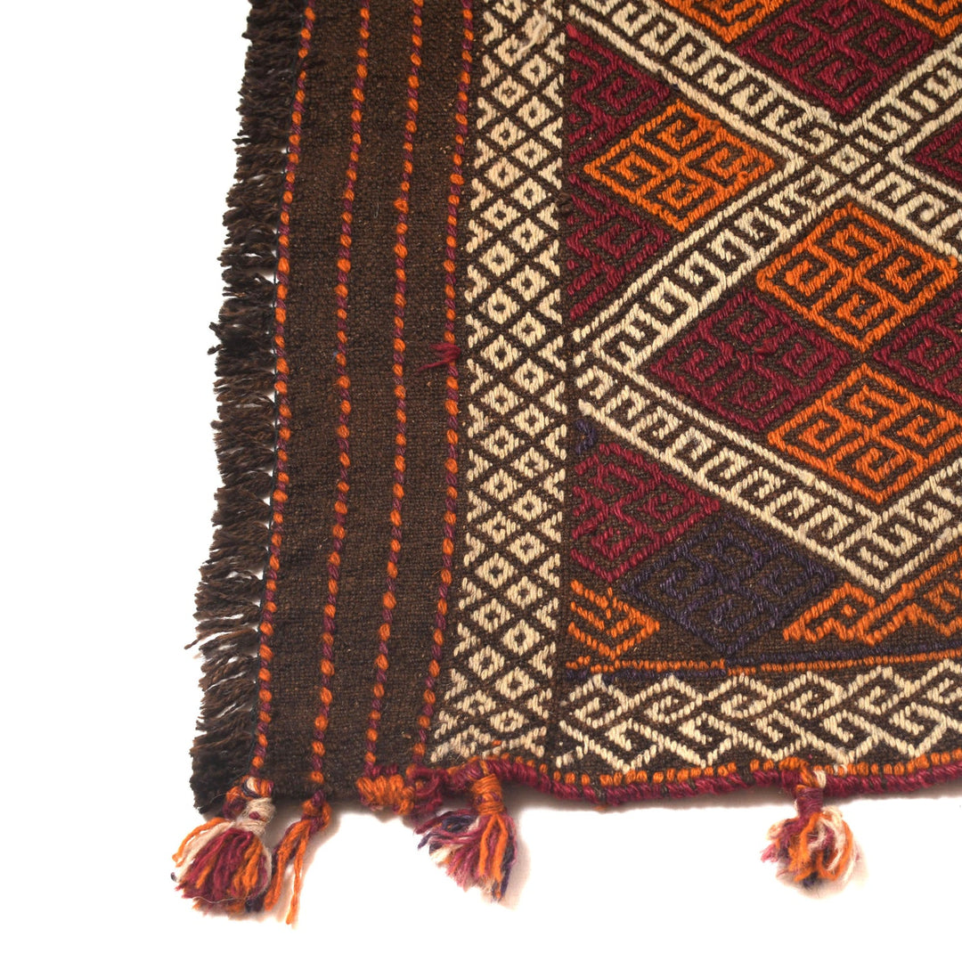 Hand Knotted Suzuni Kelim Runner 2' 4" x 8' 9" - No. AL15561