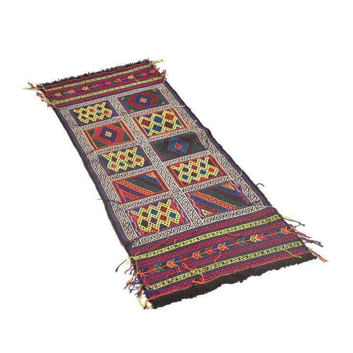 Handmade Suzani Kilim Runner 1' 10" x 4' 9" - No. AL69767