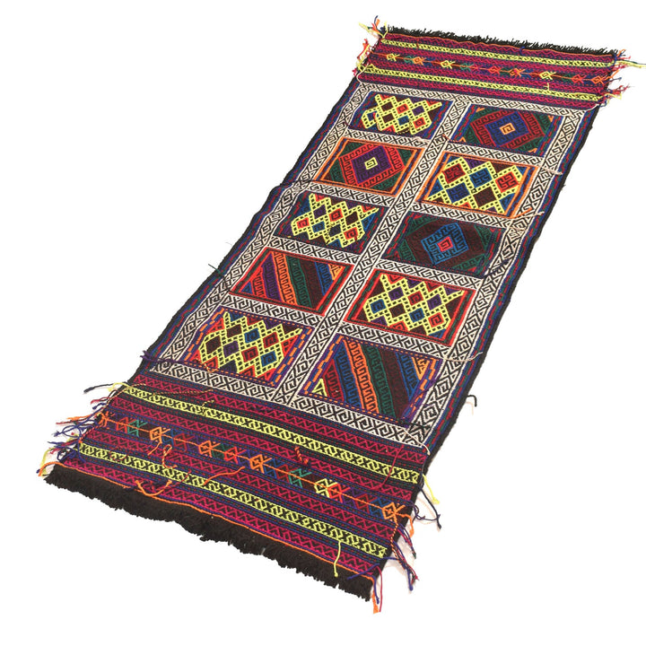 Handmade Suzani Kilim Runner 1' 10" x 4' 9" - No. AL69767