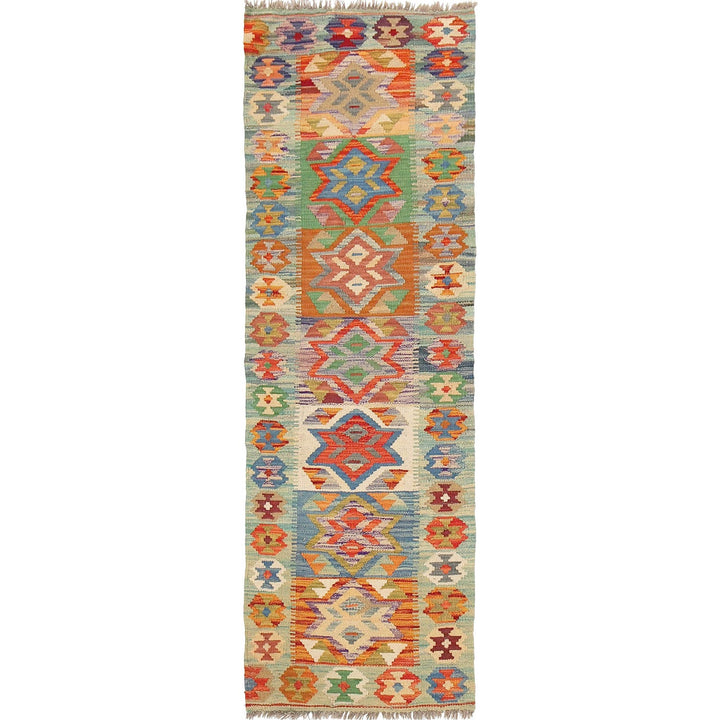 Hand Knotted Flatweave Kilim Runner 2' 0" x 6' 3" - No. AL26026