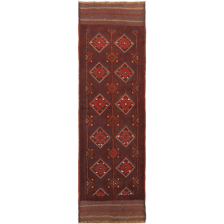 Red Mashwani Short Runner 2' 2" x 7' 6" - No. AL95984