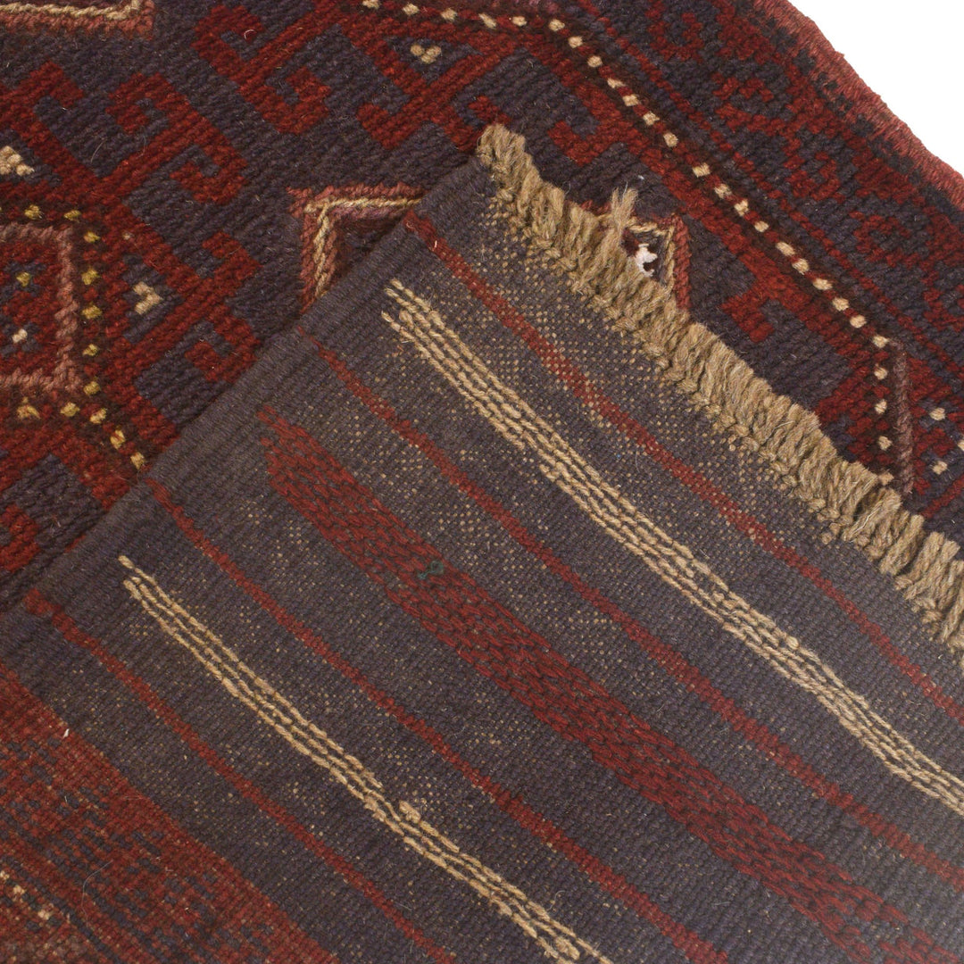 Red Mashwani Short Runner 2' 2" x 7' 6" - No. AL95984