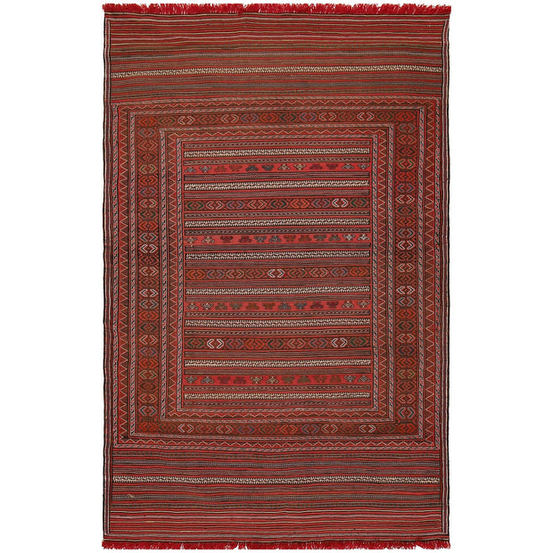 Handmade Flatweave Kilim 3' 10" x 6' 0" - No. AL73453