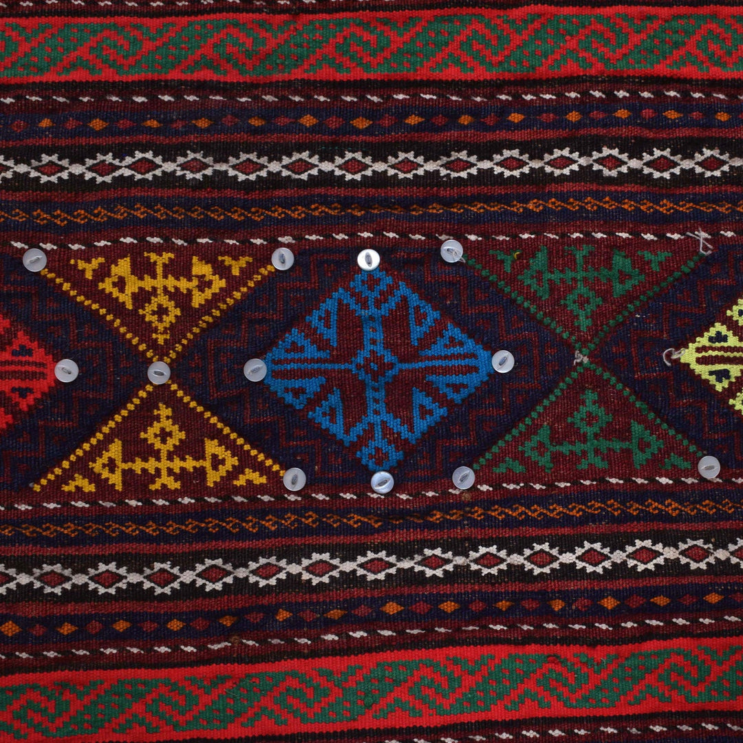 Handmade Flatweave Kilim 4' 6" x 6' 5" - No. AL96724