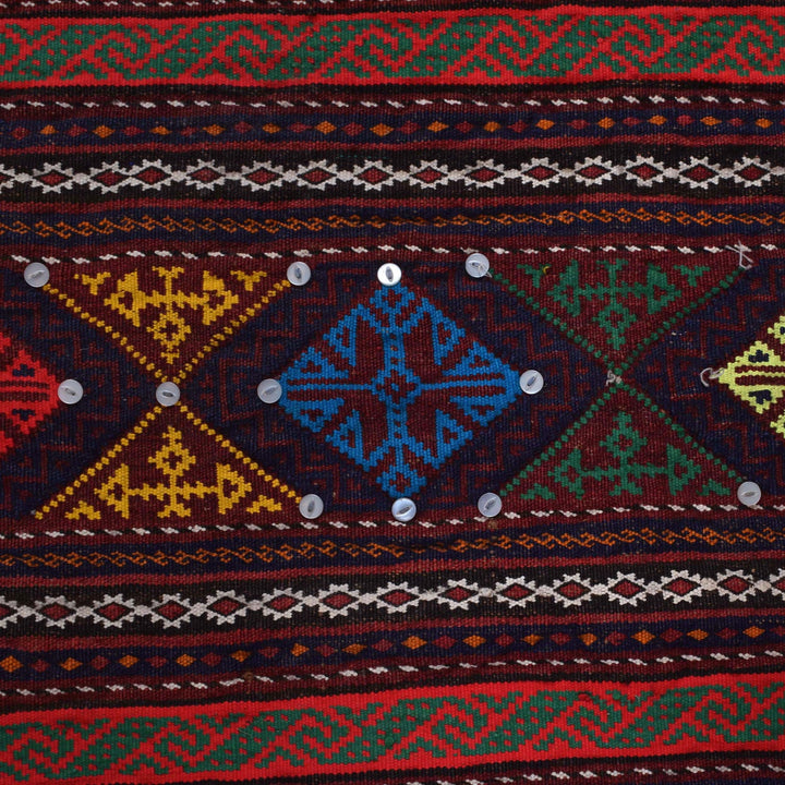 Handmade Flatweave Kilim 4' 6" x 6' 5" - No. AL96724