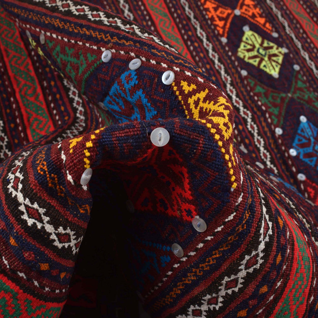 Handmade Flatweave Kilim 4' 6" x 6' 5" - No. AL96724