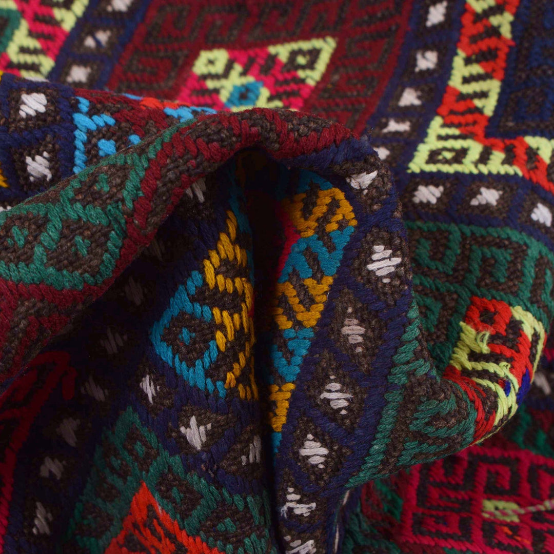 Hand Knotted Suzuni Kelim Runner 2' 1" x 7' 4" - No. AL79433