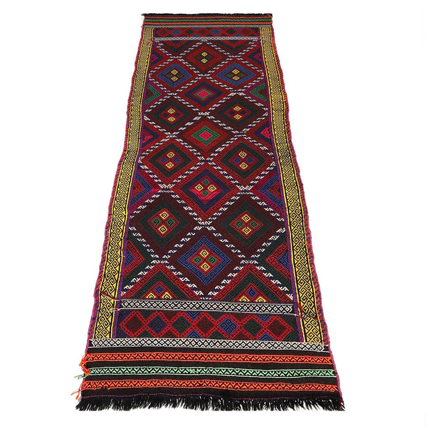 Handmade Flatweave Kilim Runner 2' 4" x 8' 2" - No. AL14565