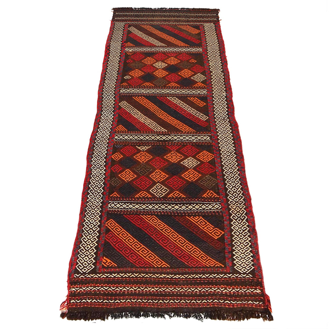 Hand Knotted Suzuni Kelim Runner 1' 11" x 6' 4" - No. AL90372