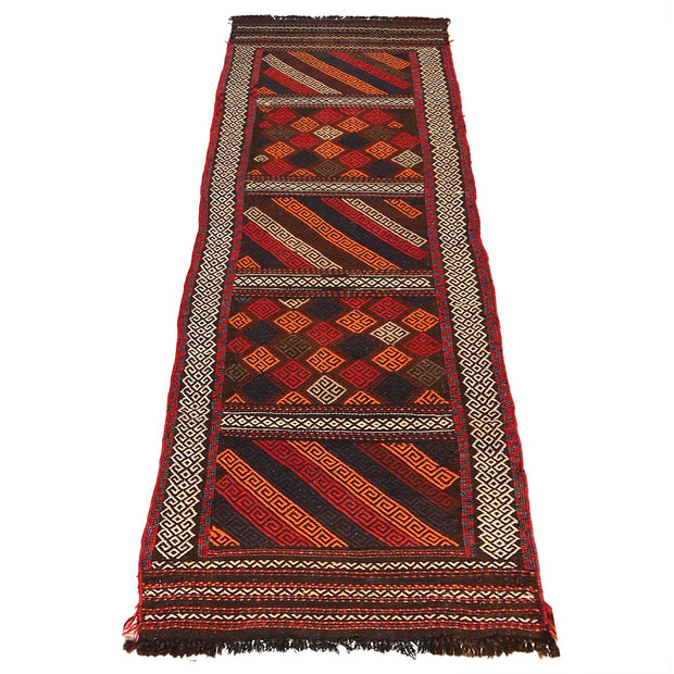 Hand Knotted Suzuni Kelim Runner 1' 11" x 6' 4" - No. AL90372