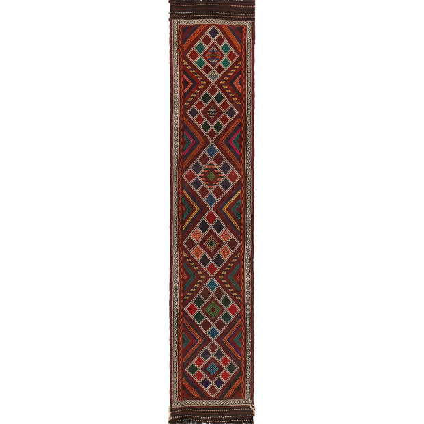 Handmade Suzani Kilim Runner 2' 2" x 11' 8" - No. AL52841