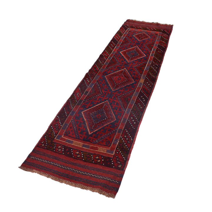 Hand Knotted Mashwani Runner Rug 2' 0" x 7' 7" - No. AL63516