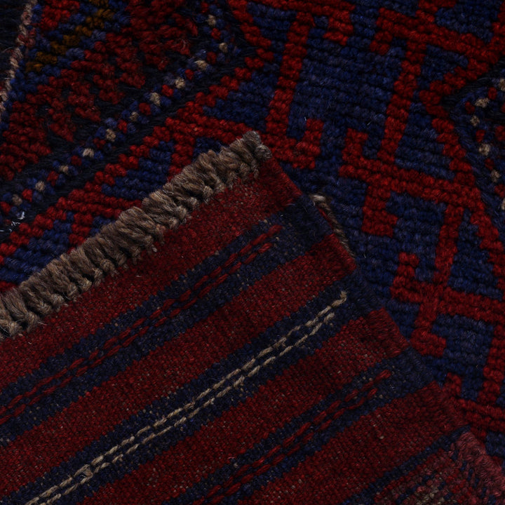 Hand Knotted Mashwani Runner Rug 2' 0" x 7' 7" - No. AL63516