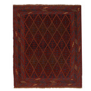 Hand Knotted Mashwani Area Rug 3' 7" x 4' 2" - No. AL71834
