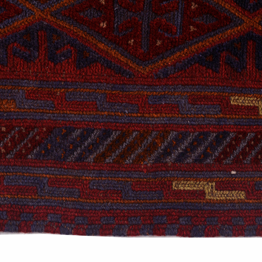 Hand Knotted Mashwani Area Rug 3' 7" x 4' 2" - No. AL71834