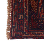 Handmade Afghan Carpet 3' 10" x 4' 2" - No. AL74900