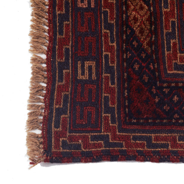 Handmade Afghan Carpet 3' 10" x 4' 2" - No. AL74900