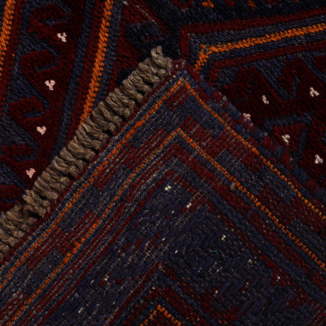 Hand Knotted Mashwani Area Rug 3' 8" x 4' 1" - No. AL52631