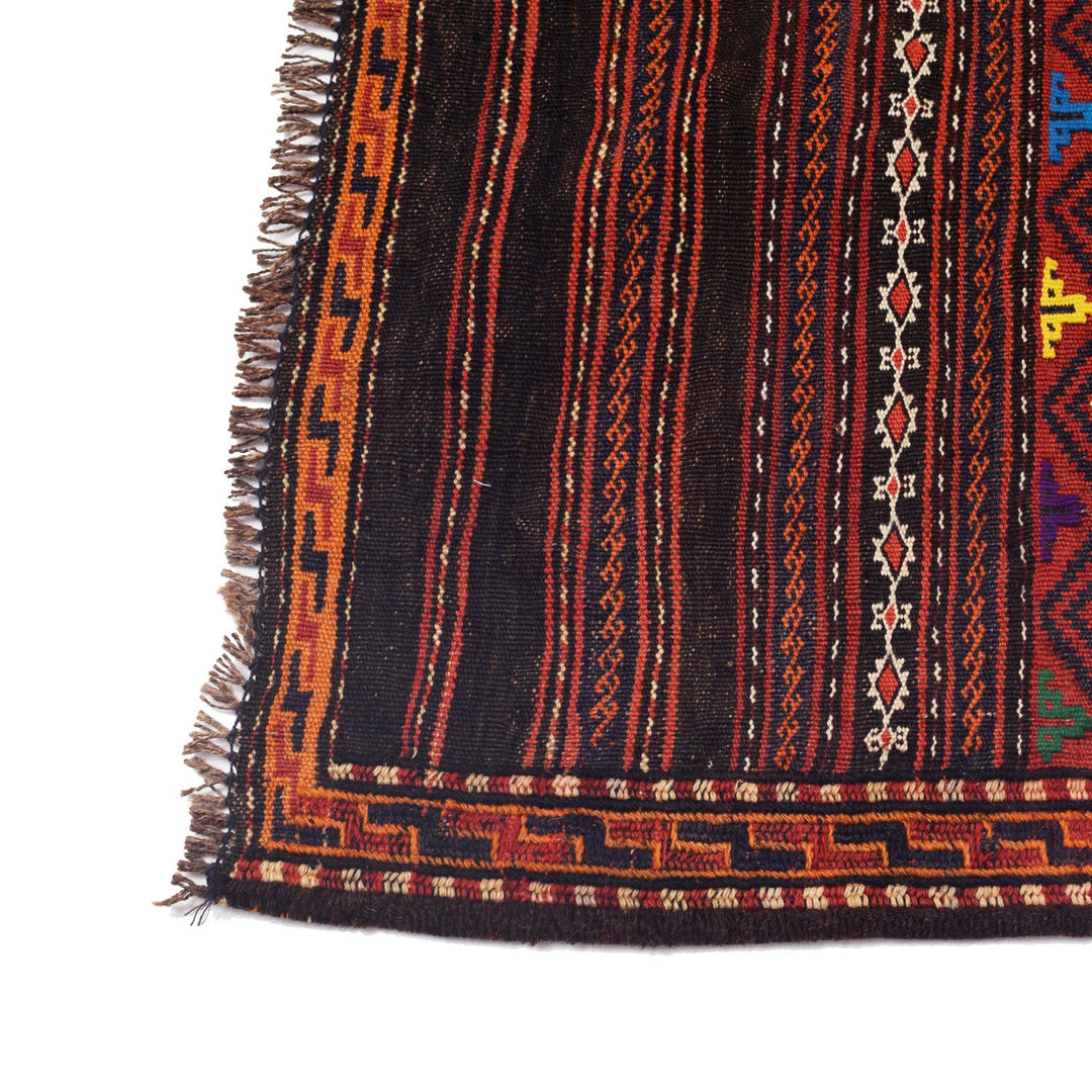 Handmade Flatweave Kilim 3' 10" x 7' 3" - No. AL88702