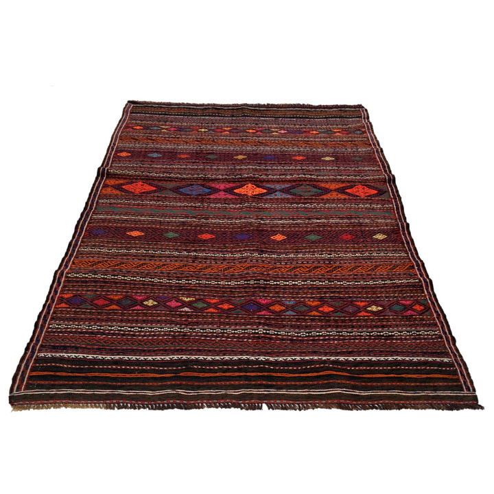 Handmade Flatweave Kilim 4' 2" x 6' 7" - No. AL51822