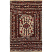 Handmade Maliki Kilim 4' 3" x 6' 9" - No. AL86808