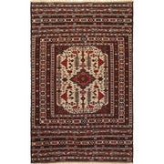 Handmade Maliki Kilim 4' 2" x 6' 7" - No. AL26791