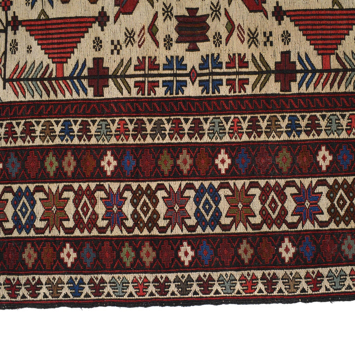 Handmade Maliki Kilim 4' 2" x 6' 7" - No. AL26791