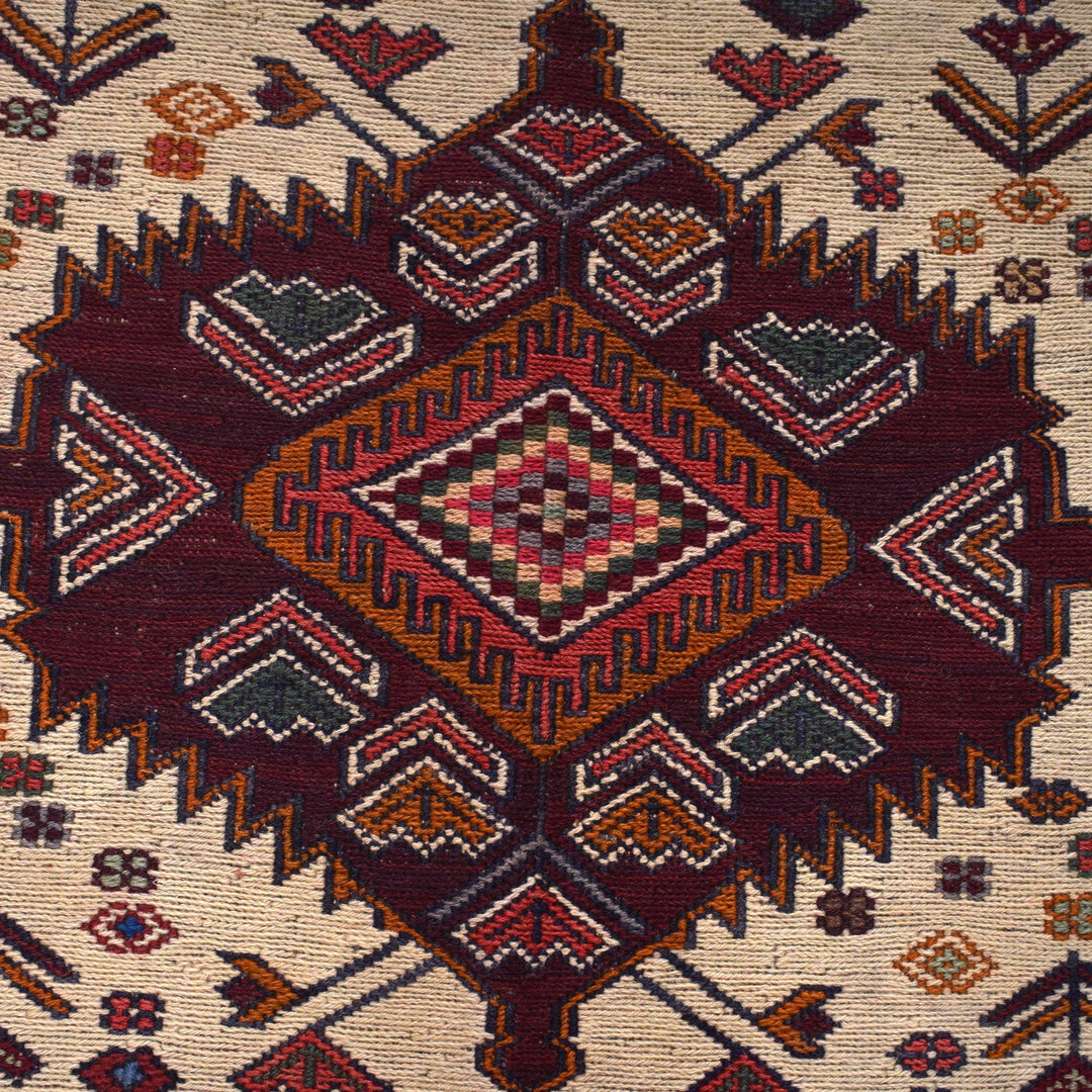 Handmade Maliki Kilim 3' 10" x 6' 3" - No. AL18566