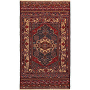 Hand Knotted Flat Weave Maliki Kilim 2' 9" x 4' 11" - No. AL72496