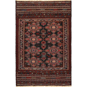 Handmade Maliki Kilim 4' 0" x 6' 4" - No. AL28249